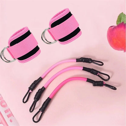 Conjunto de bandas de resistencia, equipos de ejercicio de entrenamiento, correas de tobillo, bandas elásticas de Fitness para Yoga, gimnasio en casa, deporte para hombre y mujer